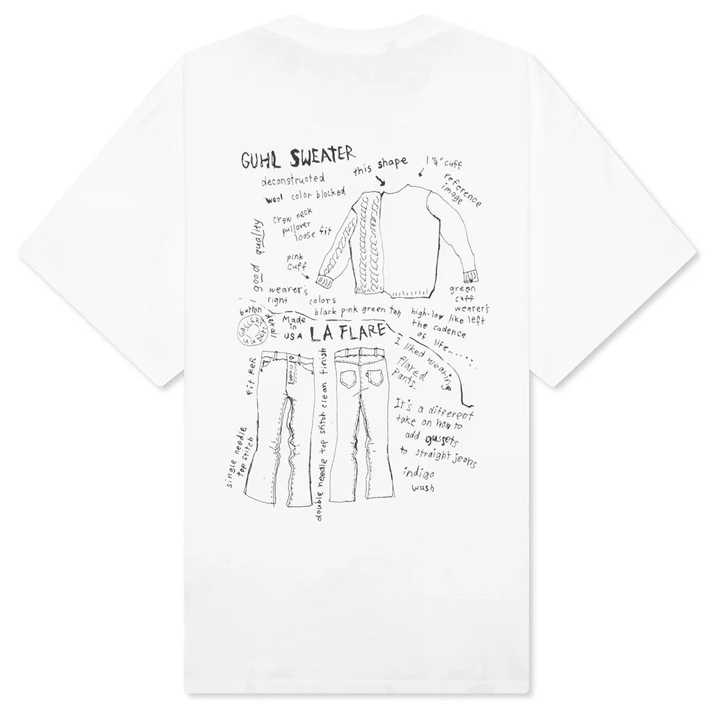 GALLERY DEPT Moody Tee White