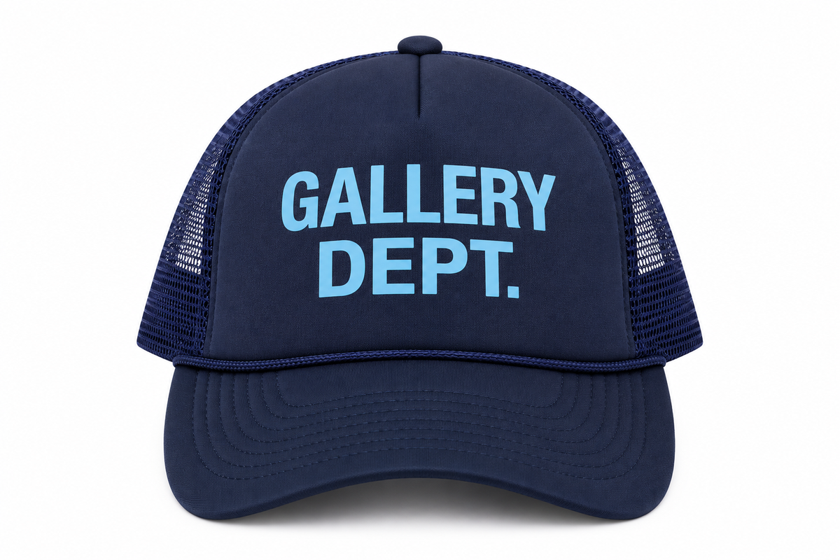 GALLERY DEPT. Mesh Trucker Cap In Navy
