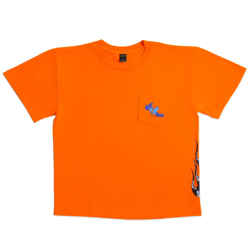 Matty Boy Anti Promo Flame T-Shirt Orange