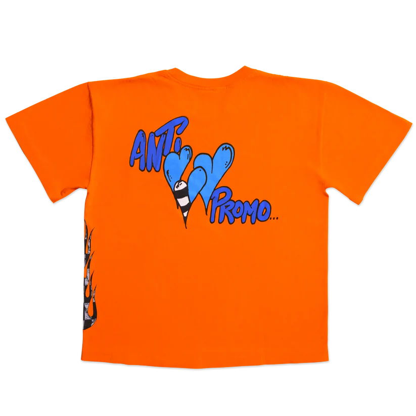 Matty Boy Anti Promo Flame T-Shirt Orange