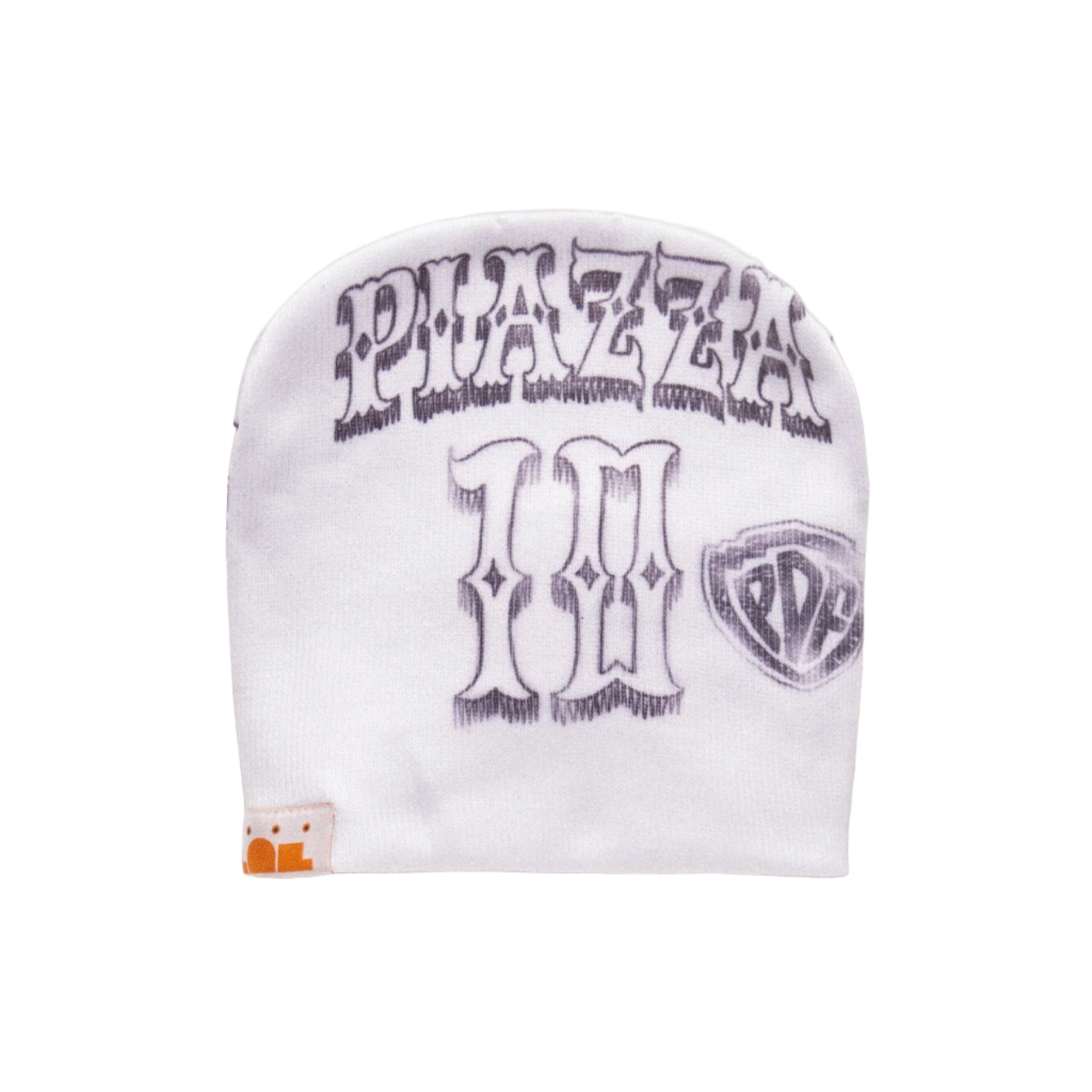 PDF GRAFFITI BEANIE IN WHITE