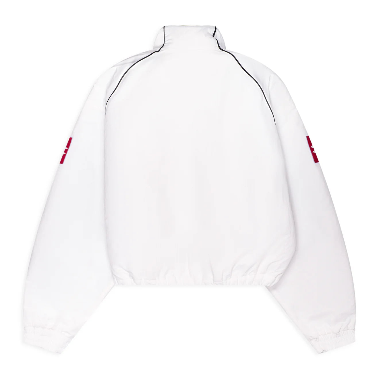 Protocol Index Exaggerated Shoulder Track Jacket White