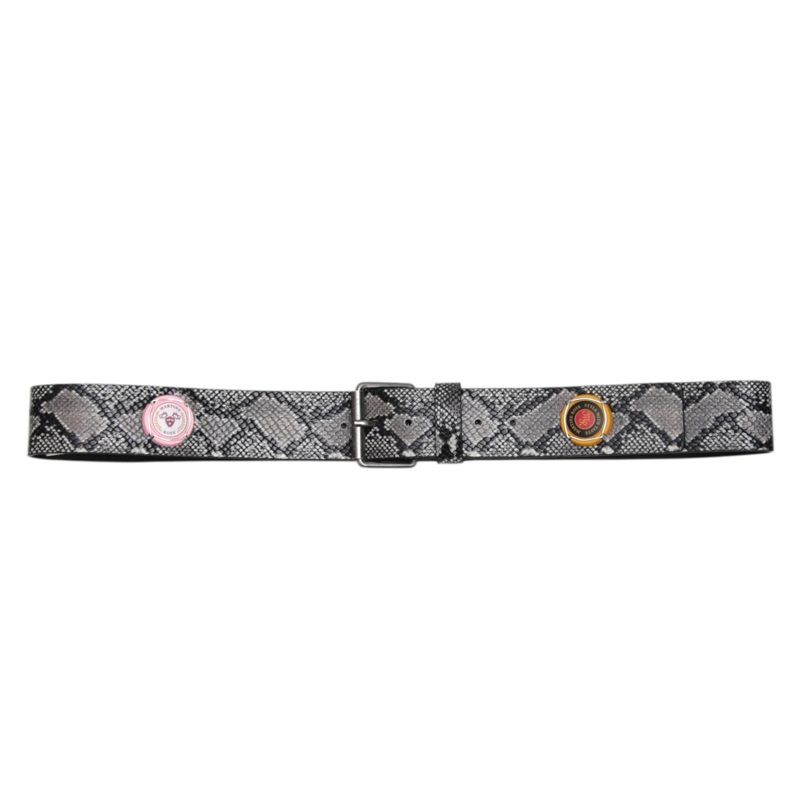 MARTINE ROSE CHAMPAGNE CAP CLASSIC BELT