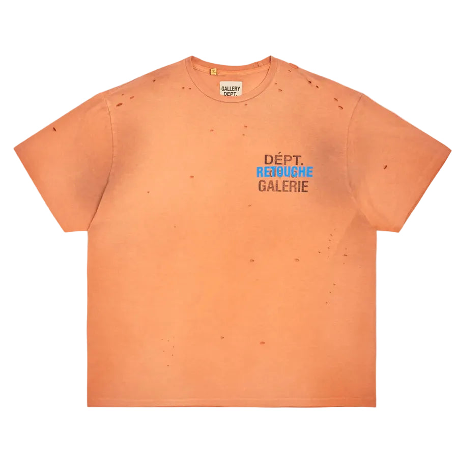 GALLERY DEPT RETOUCHE DAMAGED FRENCH TEE