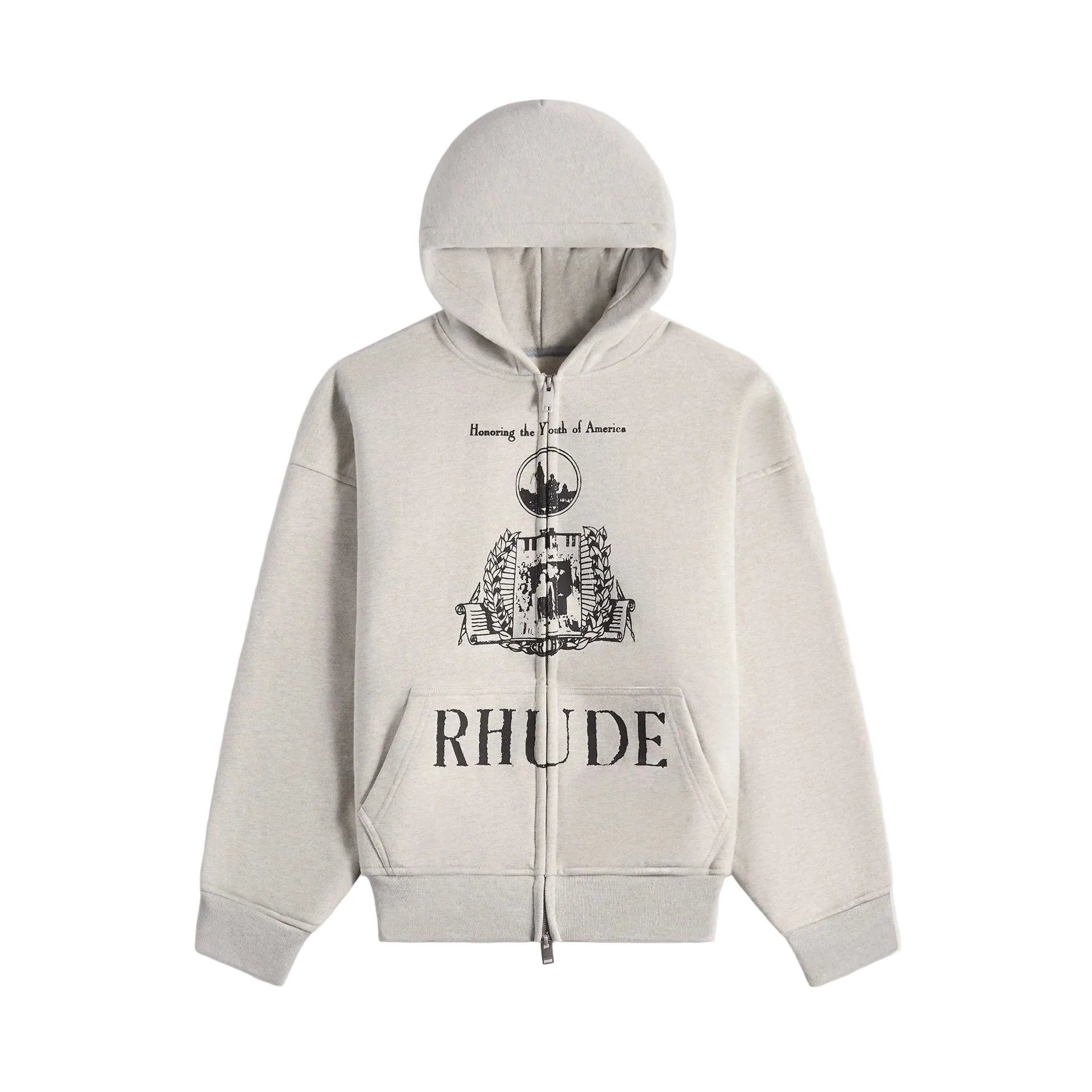 Rhude Youth Of America Zip-Up Hoodie