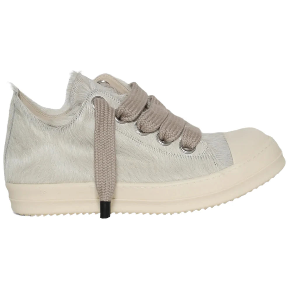Rick Owens Ponyhair Jumbo Low White