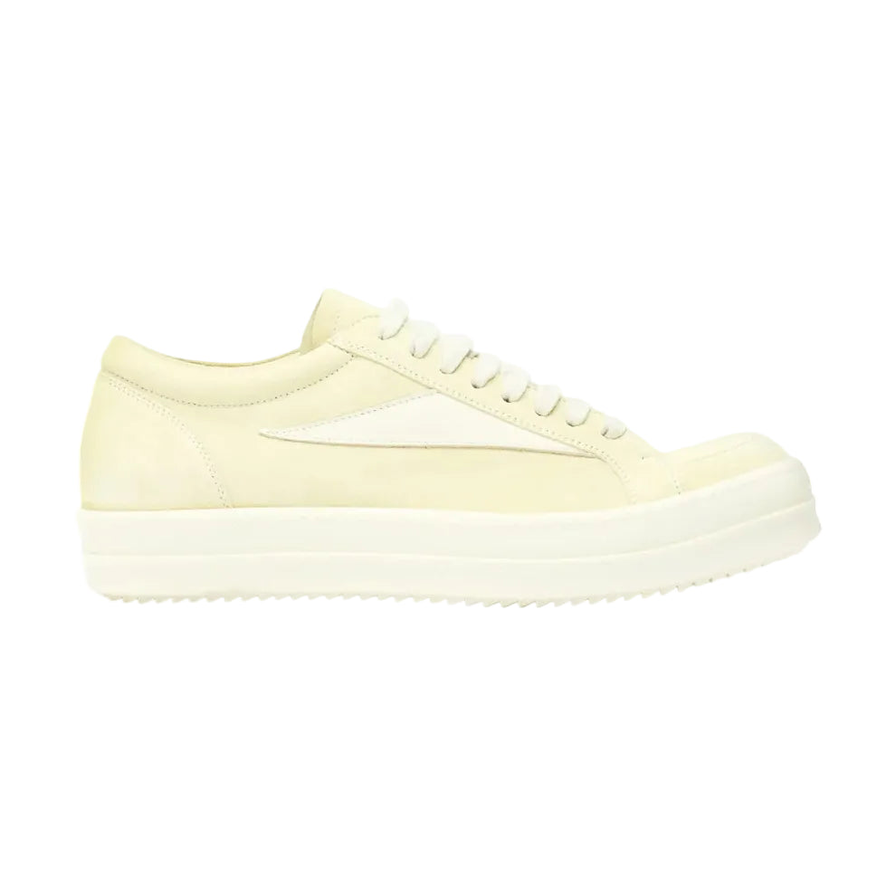 Rick Owens Temple Suede Vintage Low Sneakers Butter