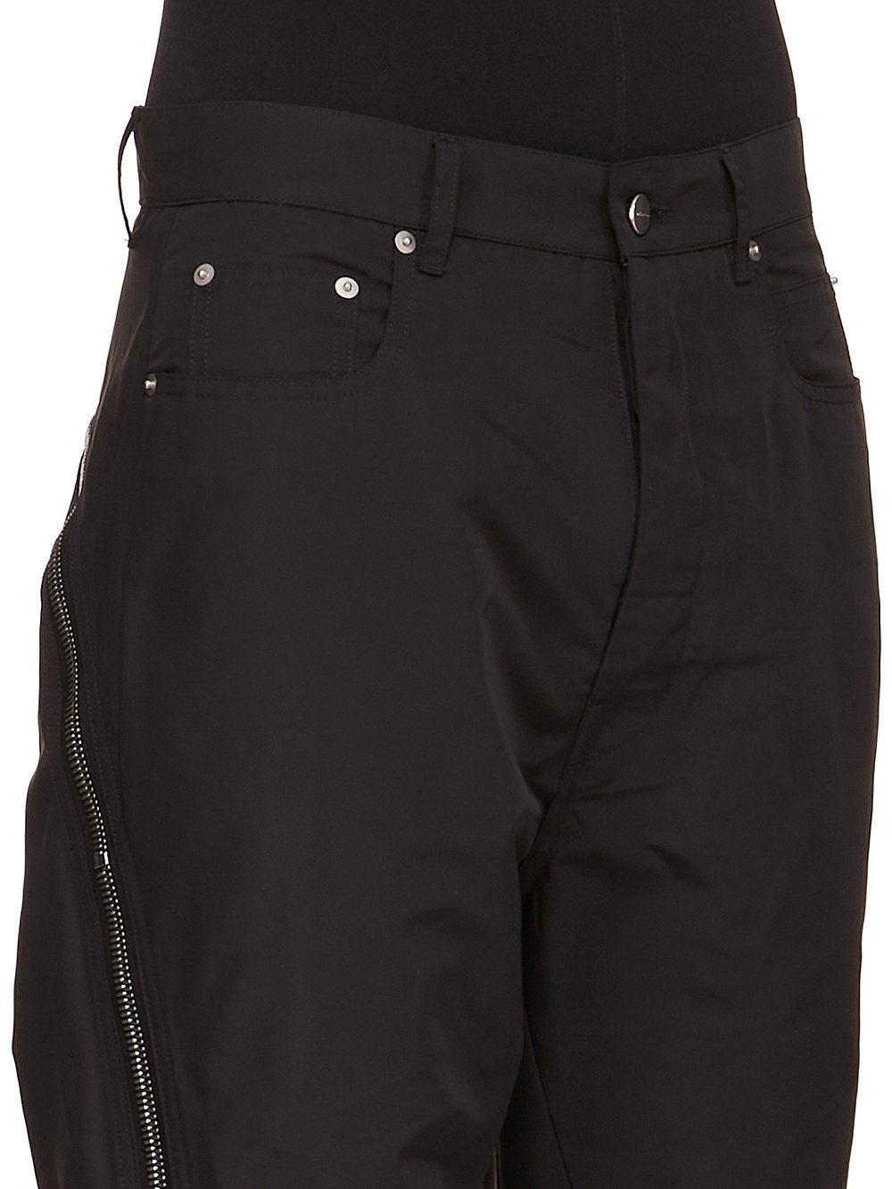 RICK OWENS ブラック Porterville Bolan Banana RICK OWENS BOLAN BANANA TROUSERS BLACK SS24 | DOSHABURI