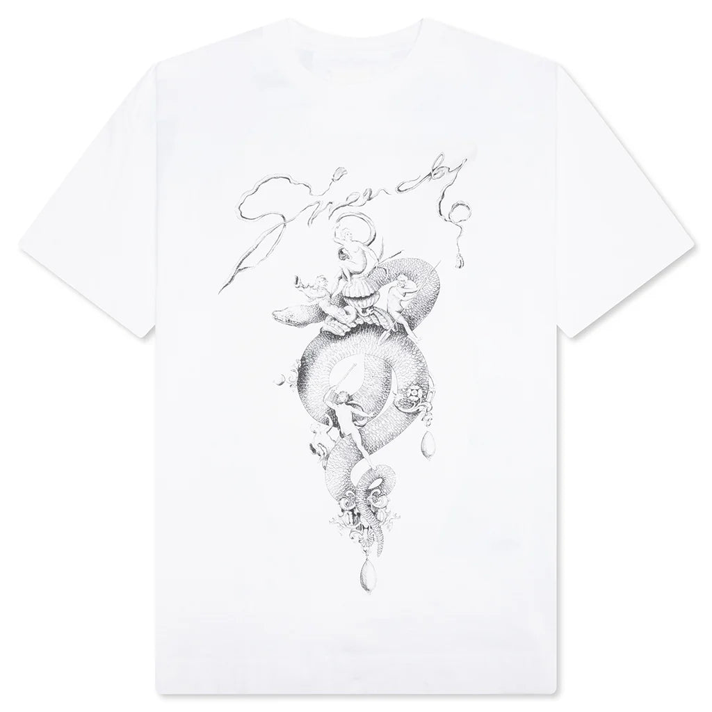 Givenchy Chandelier and Snake Print T-Shirt