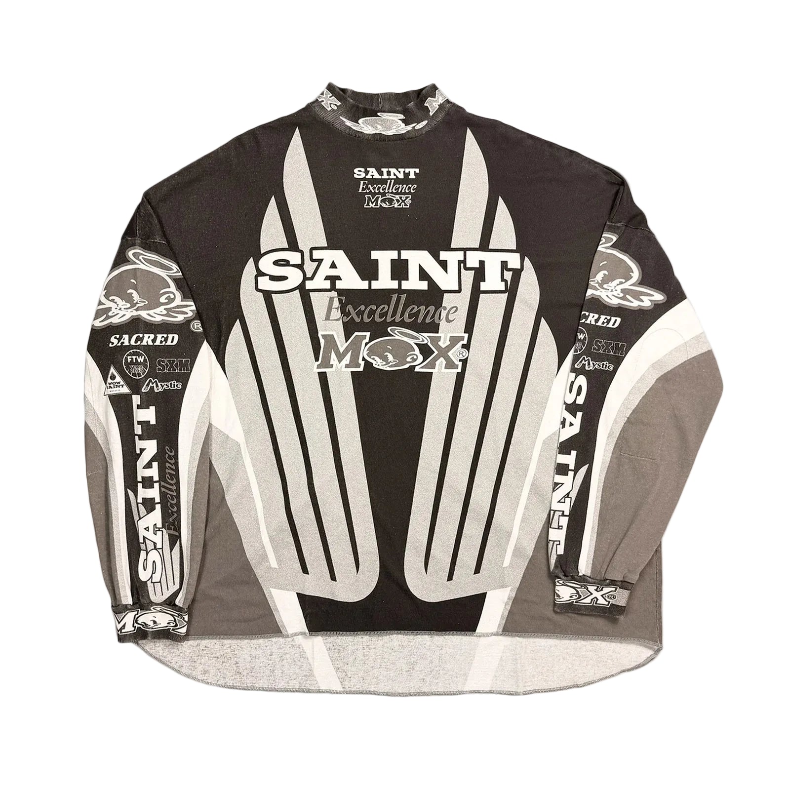 SAINT MICHAEL MX L/S Black/SIlver