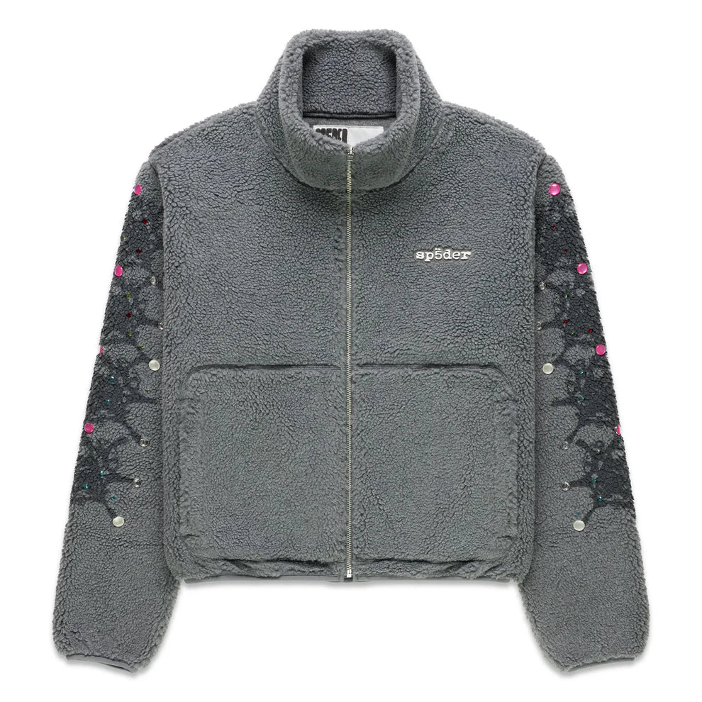 SP5DER WEBSTONE TEDDY FLEECE ZIP UP