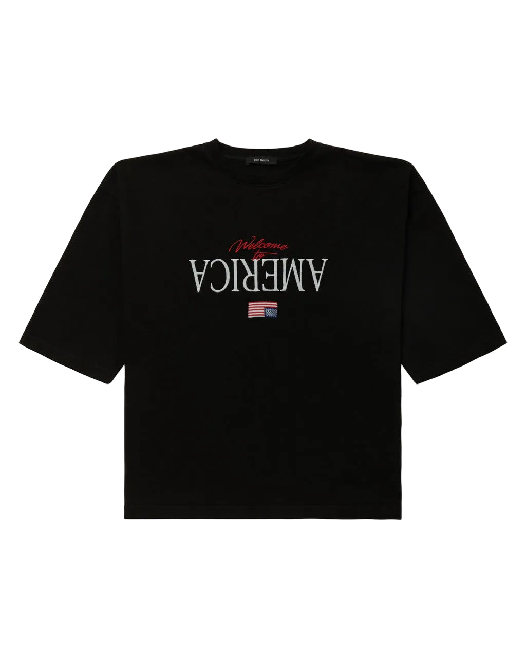 WILLY CHAVARRIA WELCOME TO AMERICA BUFFALO TEE BLACK BEAUTY