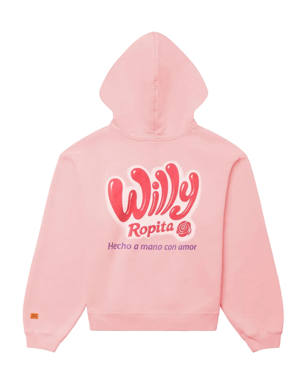 WILLY CHAVARRIA WILLY ROPITA SHRUNKEN ZIP THROUGH HOODIE CHICLE