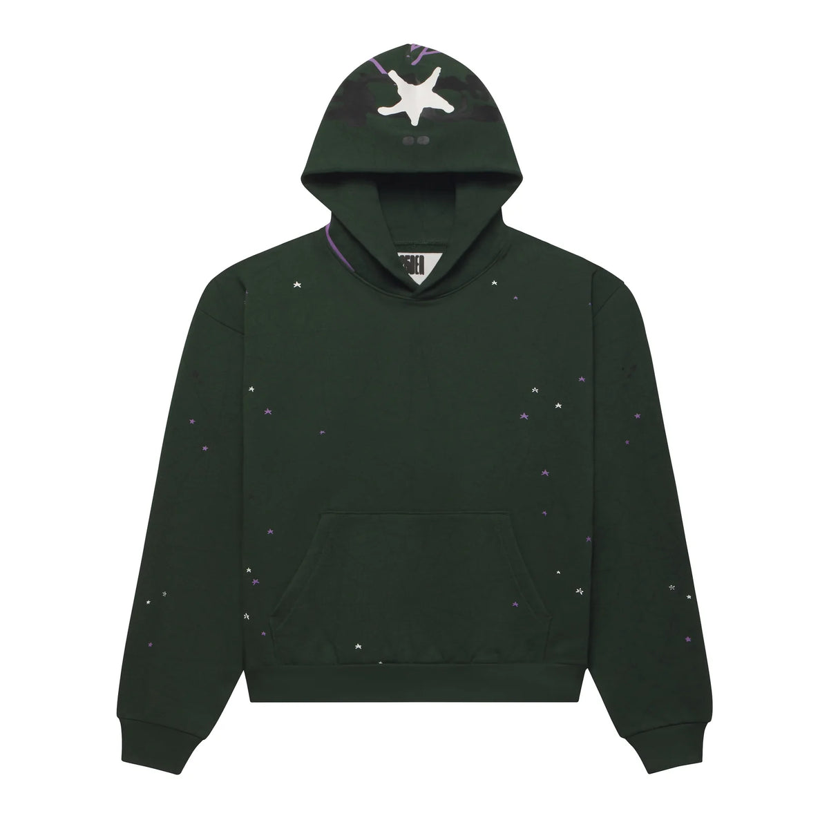 SP5DER HEAVY WEB HOODIE - DARK GREEN