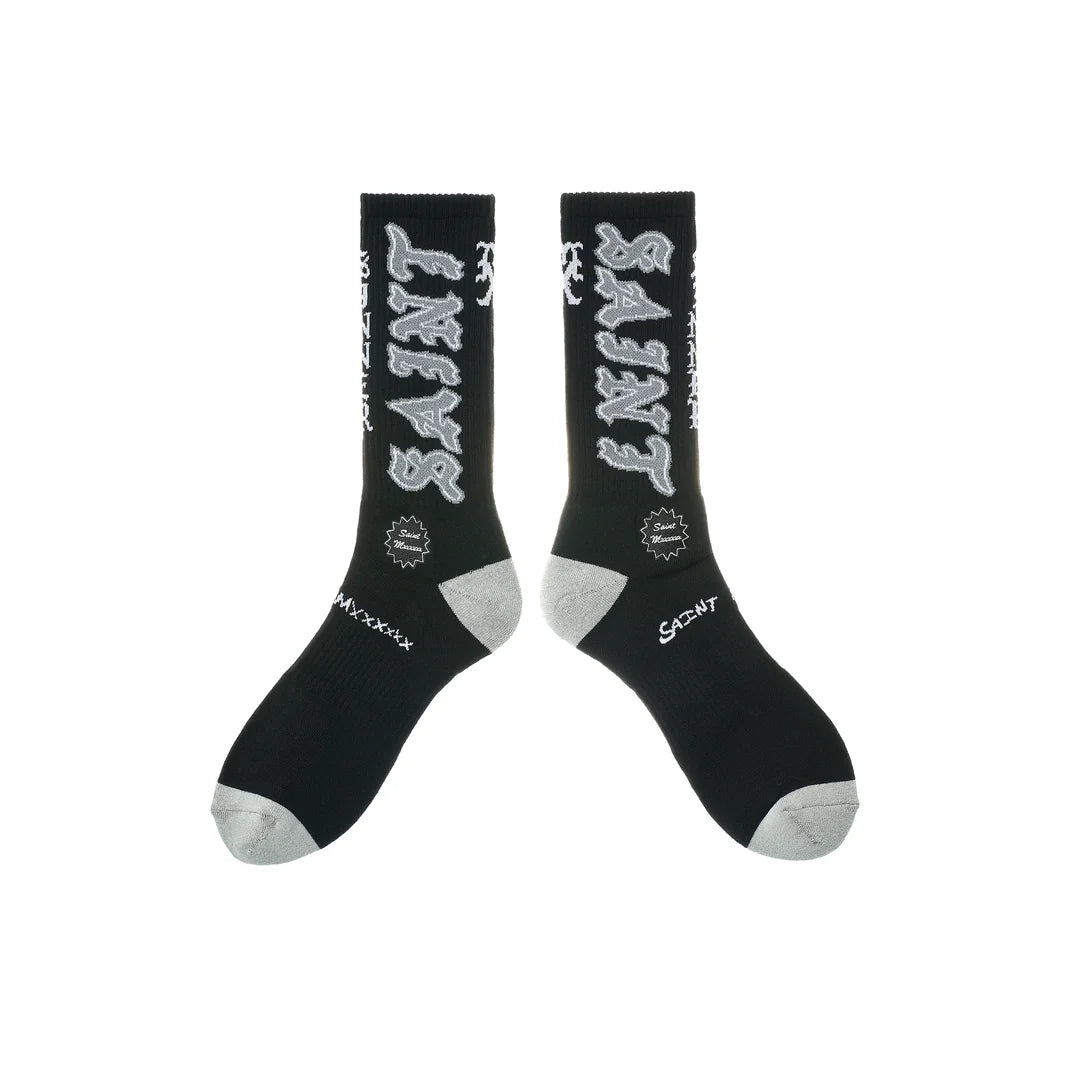 SAINT Mxxxxxx Saint Socks Black Grey