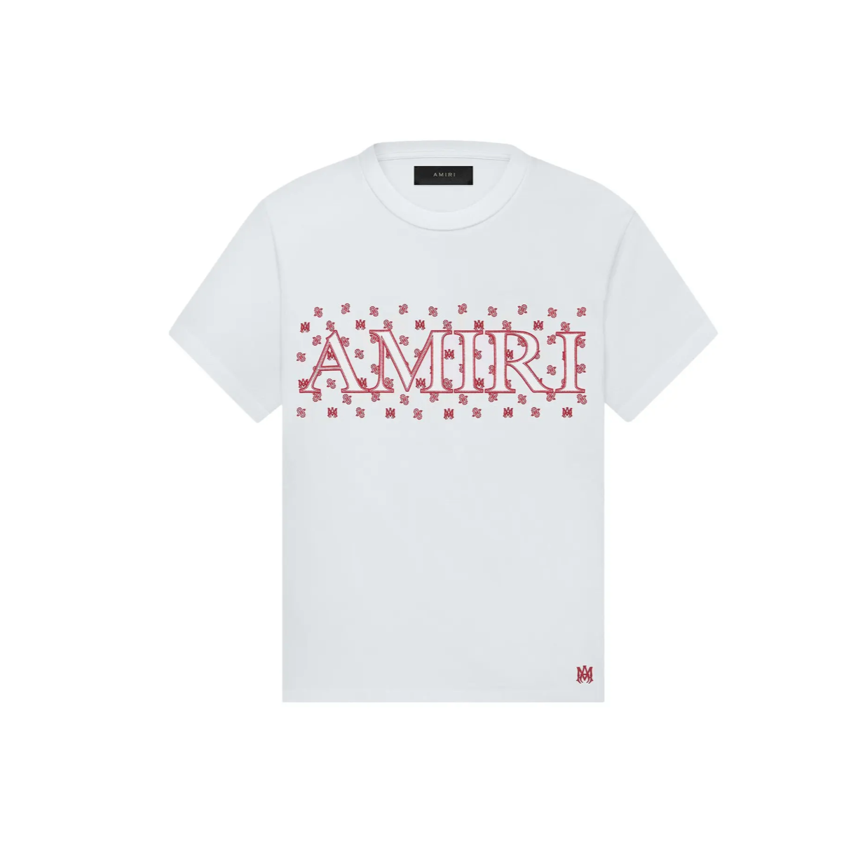 AMIRI MA PAISLEY WHITE TEE