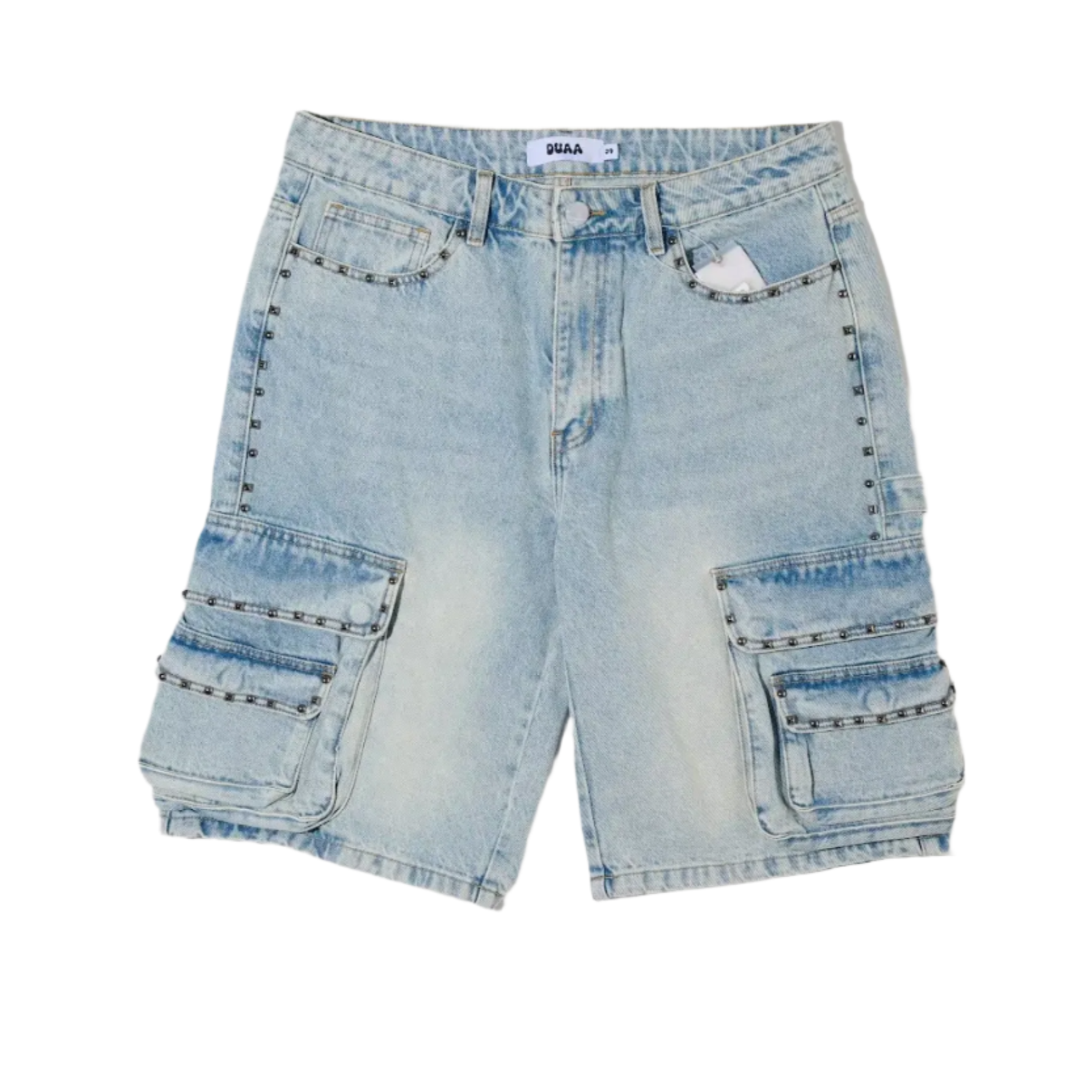 DUAA| NOBLE BLUE DENIM CARGO SHORT