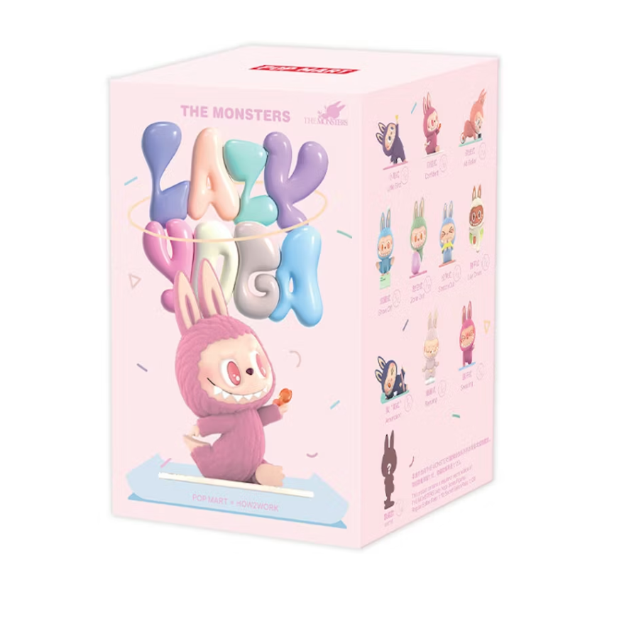 Pop Mart| Labubu The Monsters Lazy Yoga Series Figures Single Blind Box