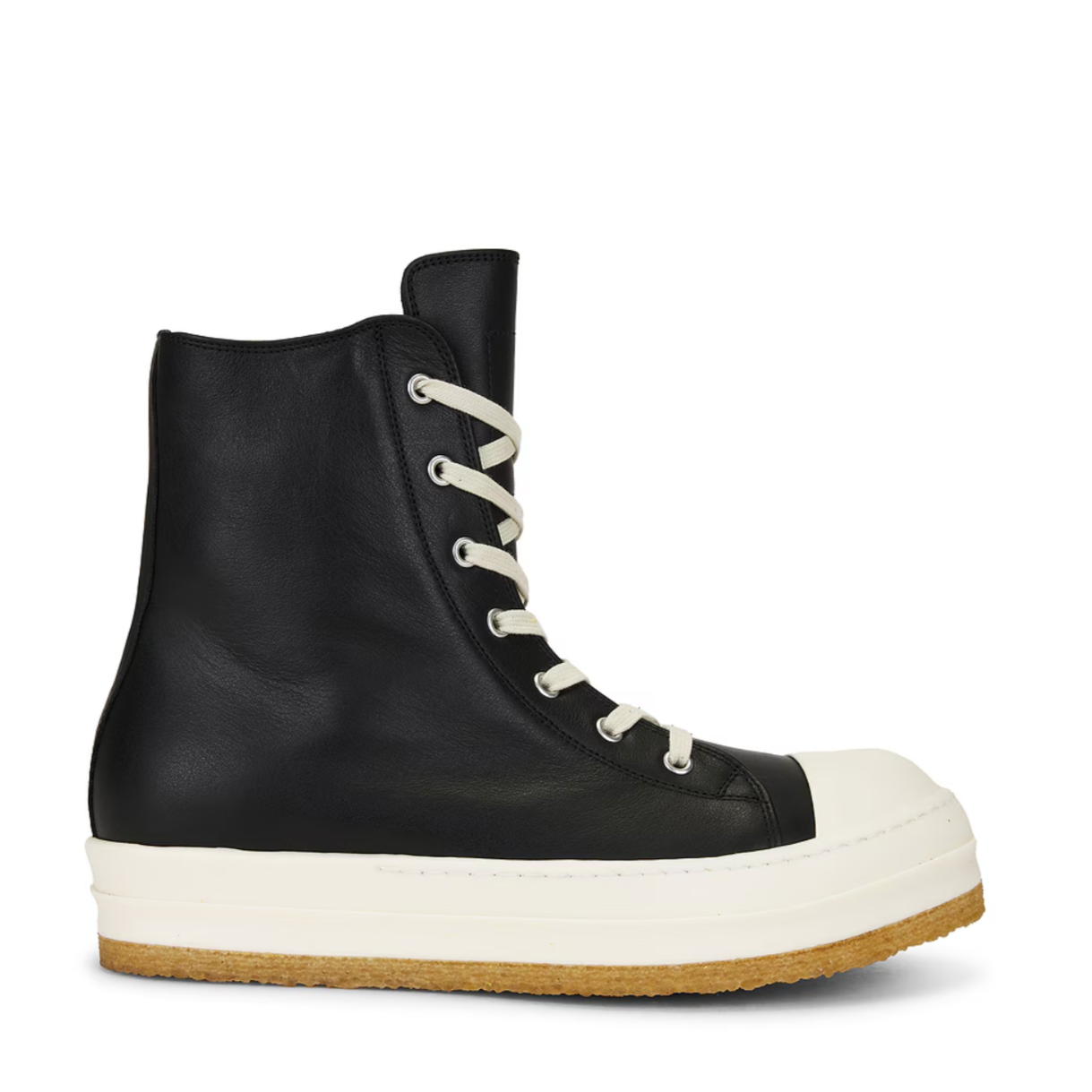 RICK OWENS FW25 CONCORDIANS CREEP SNEAKERS IN BLACK/MILK/MILK