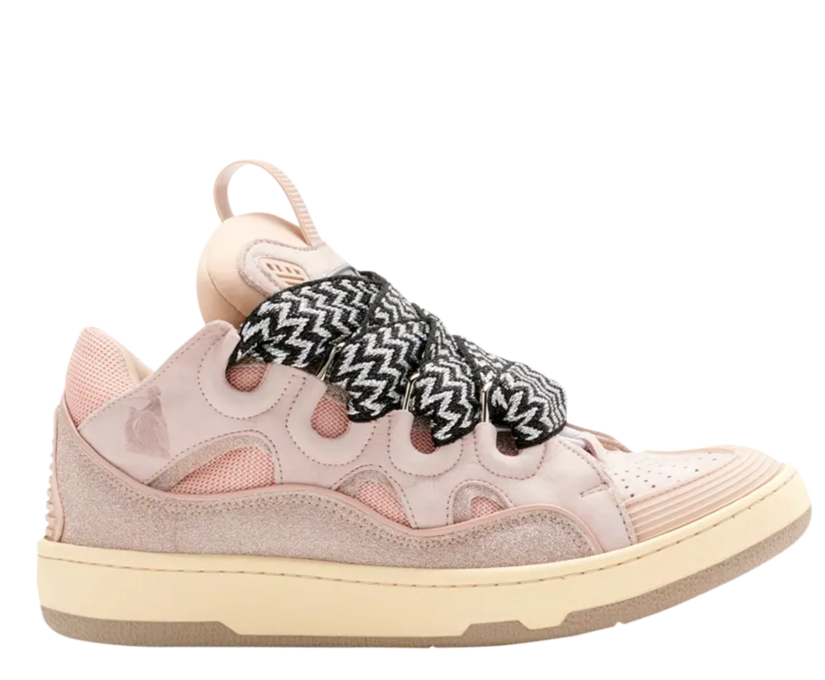Lanvin Curb Sneaker Pink Glitter
