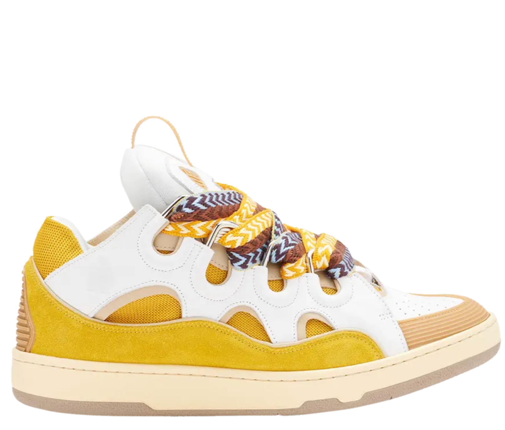Lanvin Curb Sneaker Yellow & Multi Color