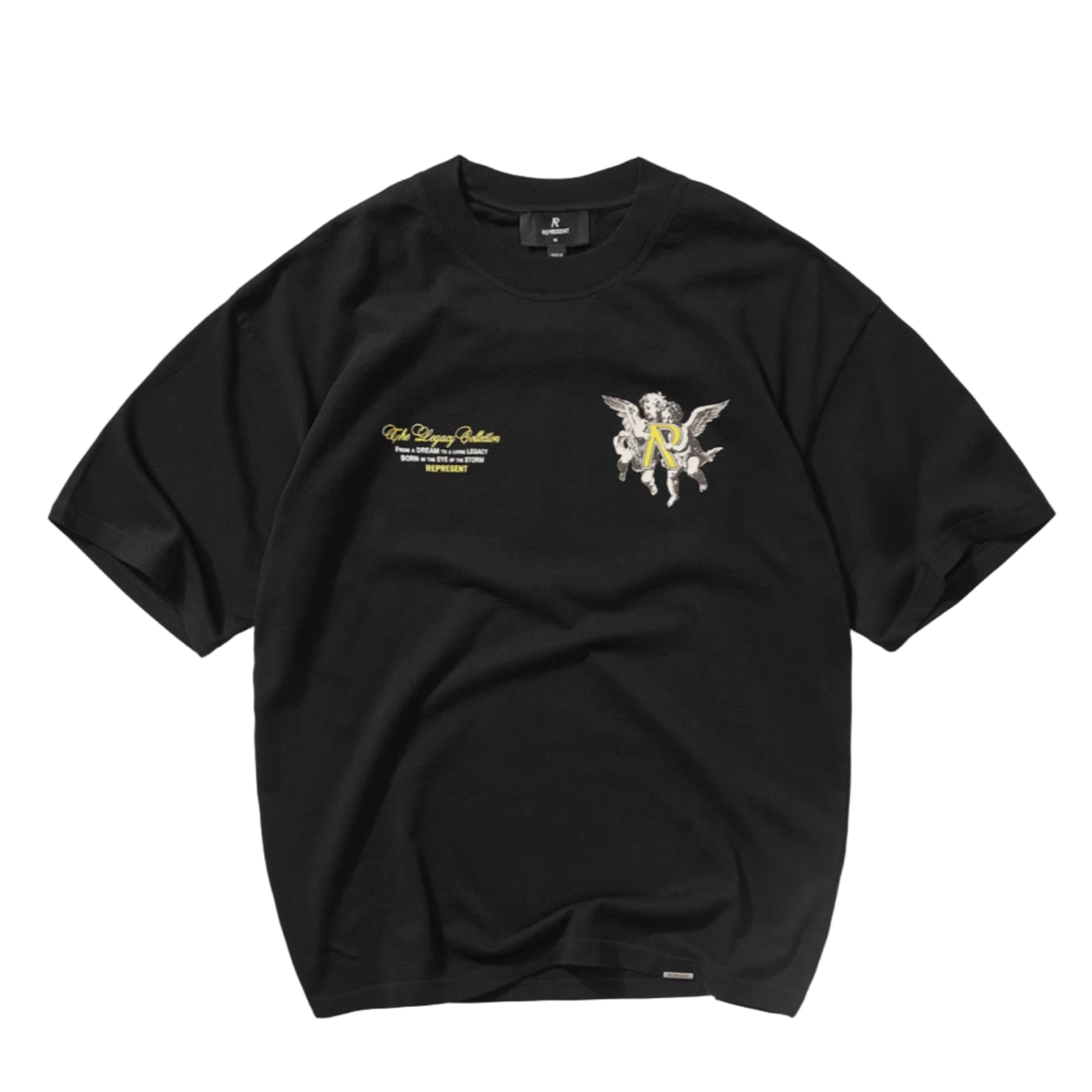 Represent Legacy Cherubs T-Shirt Jet Black
