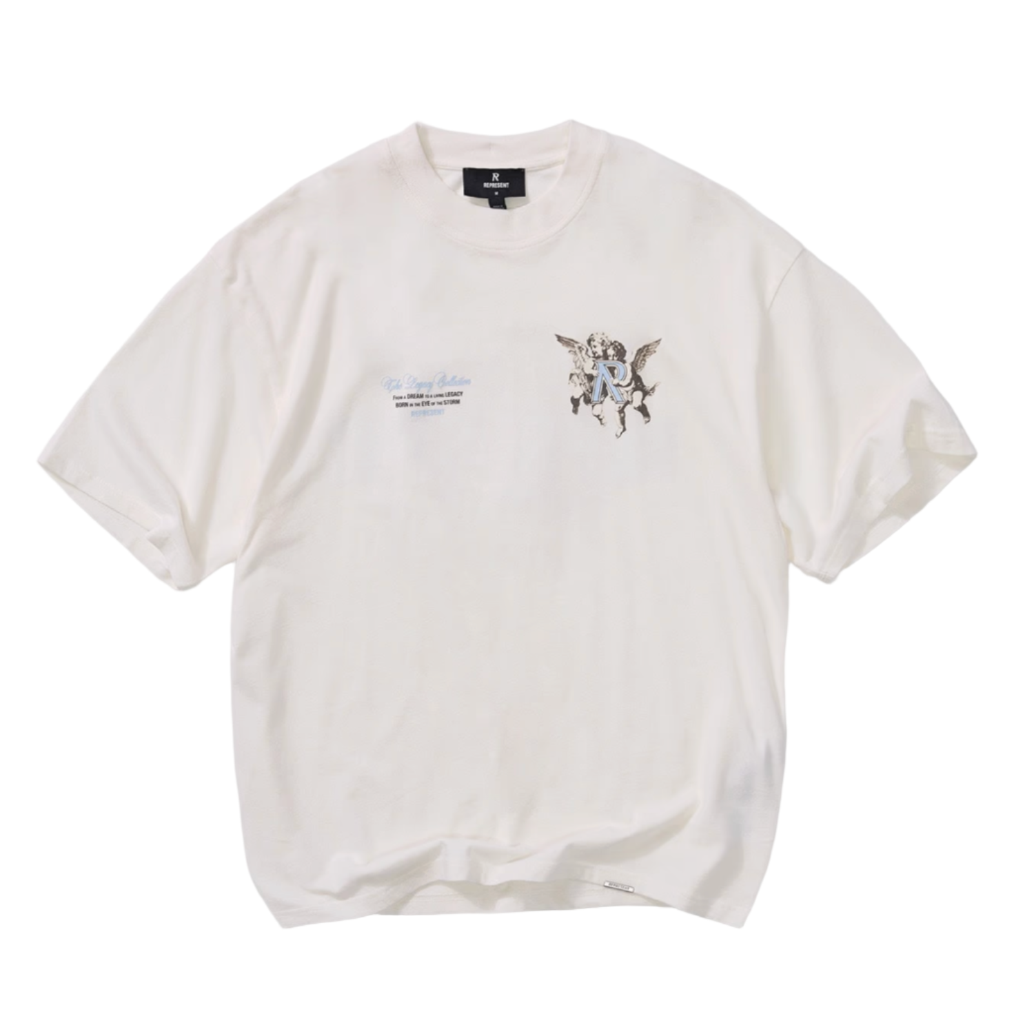 Represent Legacy Cherubs T-Shirt Flat White
