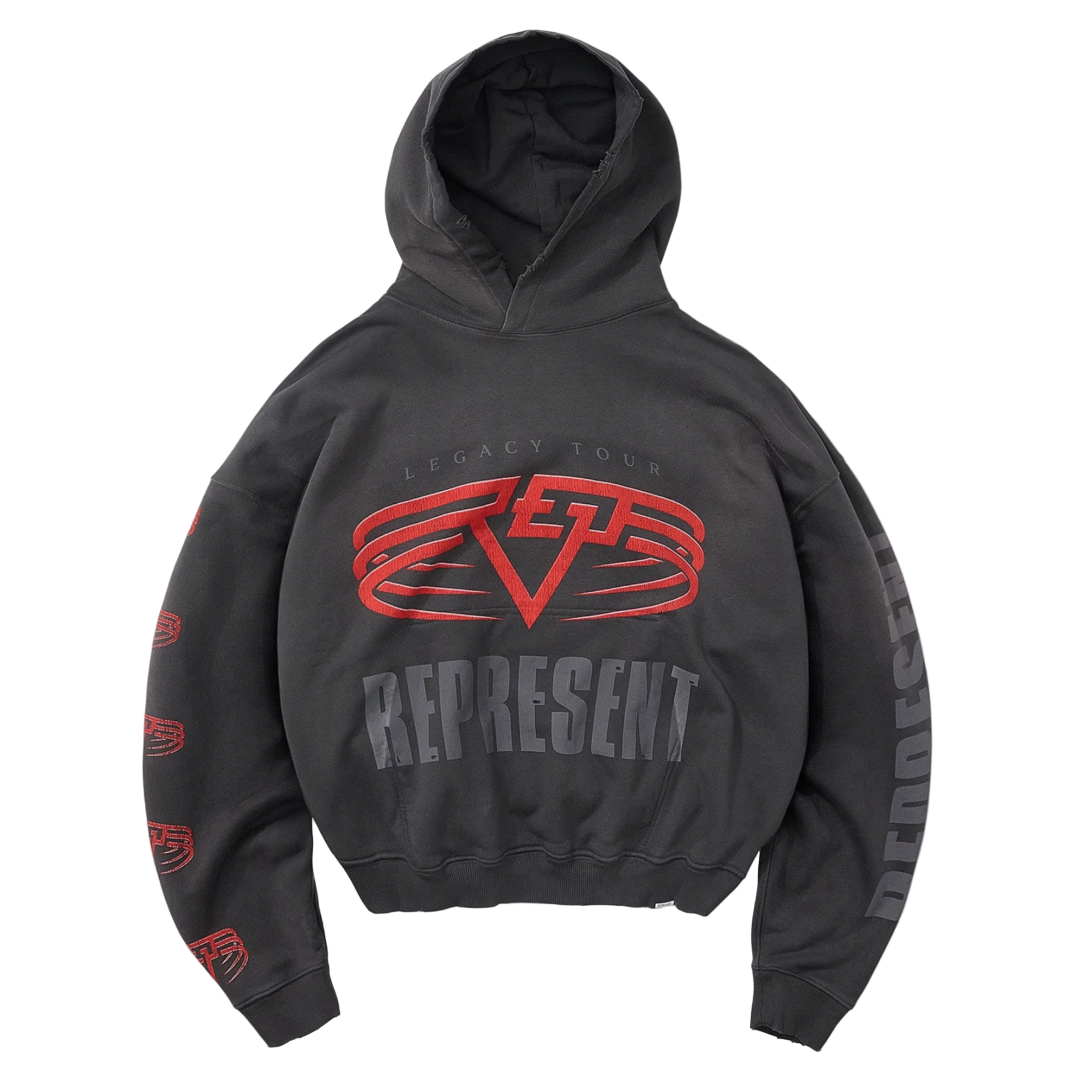 Represent Reversible Living Legacy Tour Hoodie Sun Fade Grey