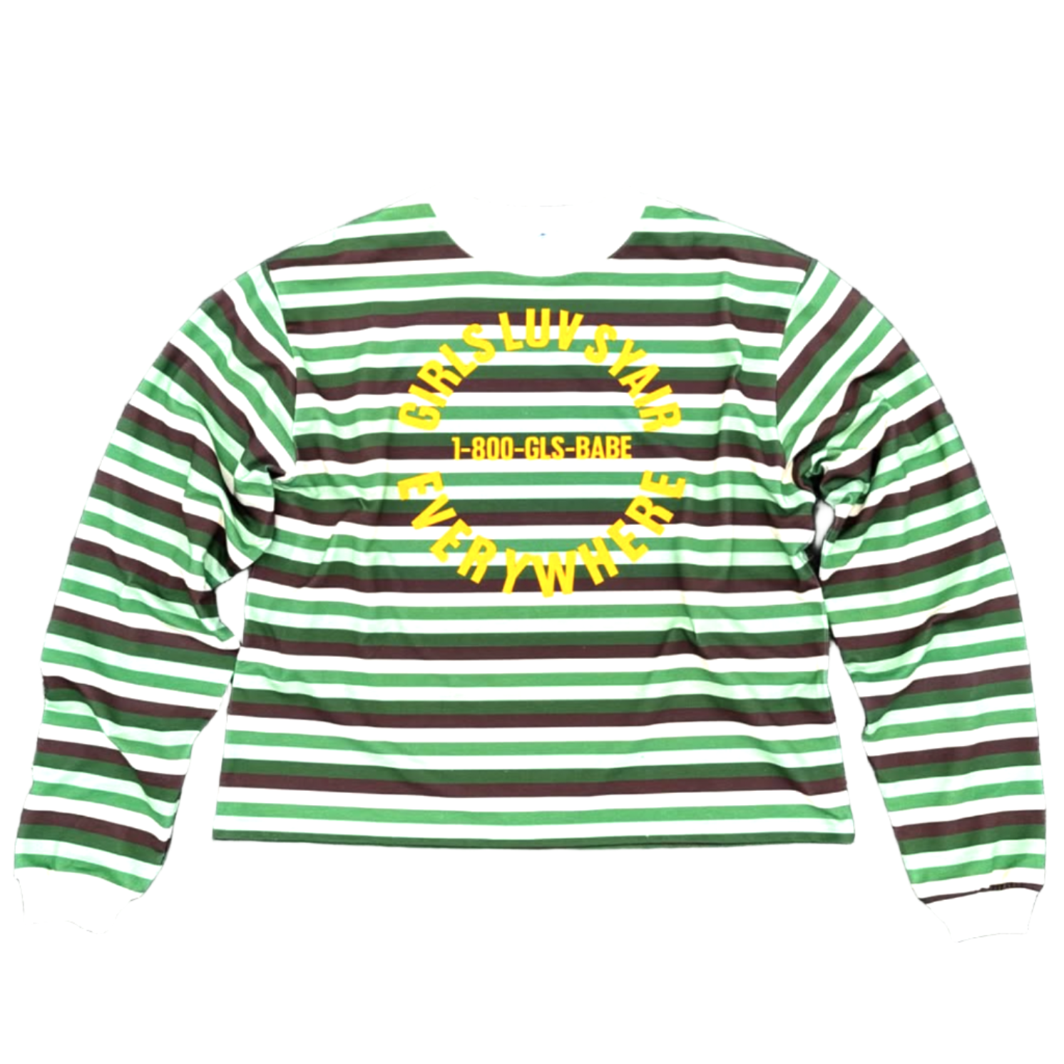 SYAIR SAIHARA 2008 GirlsLuvSyair Striped Longsleeve - Mint Chocolate