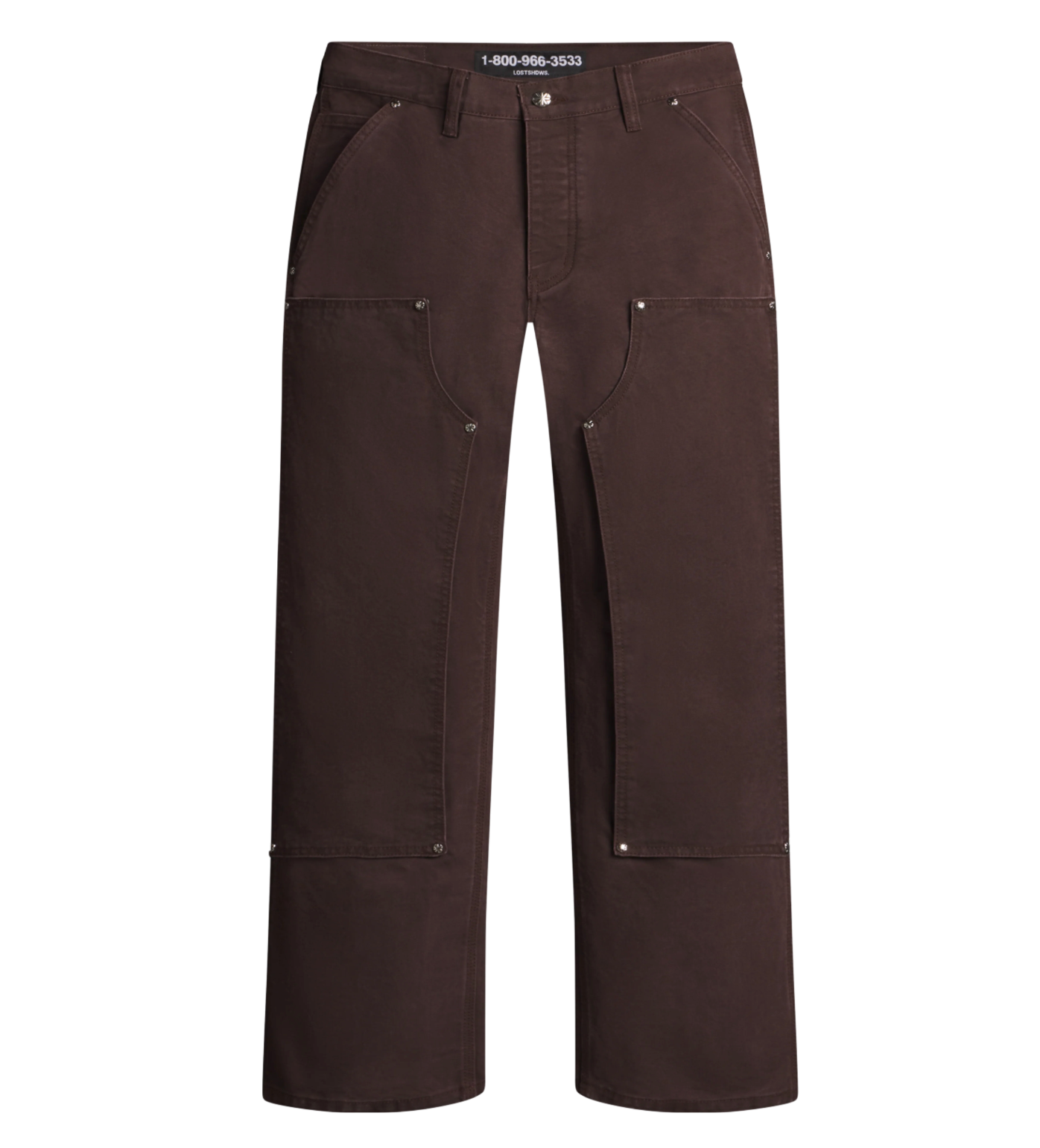 LOSTSHDWS DETACHED DOUBLE KNEE PANT DIRT