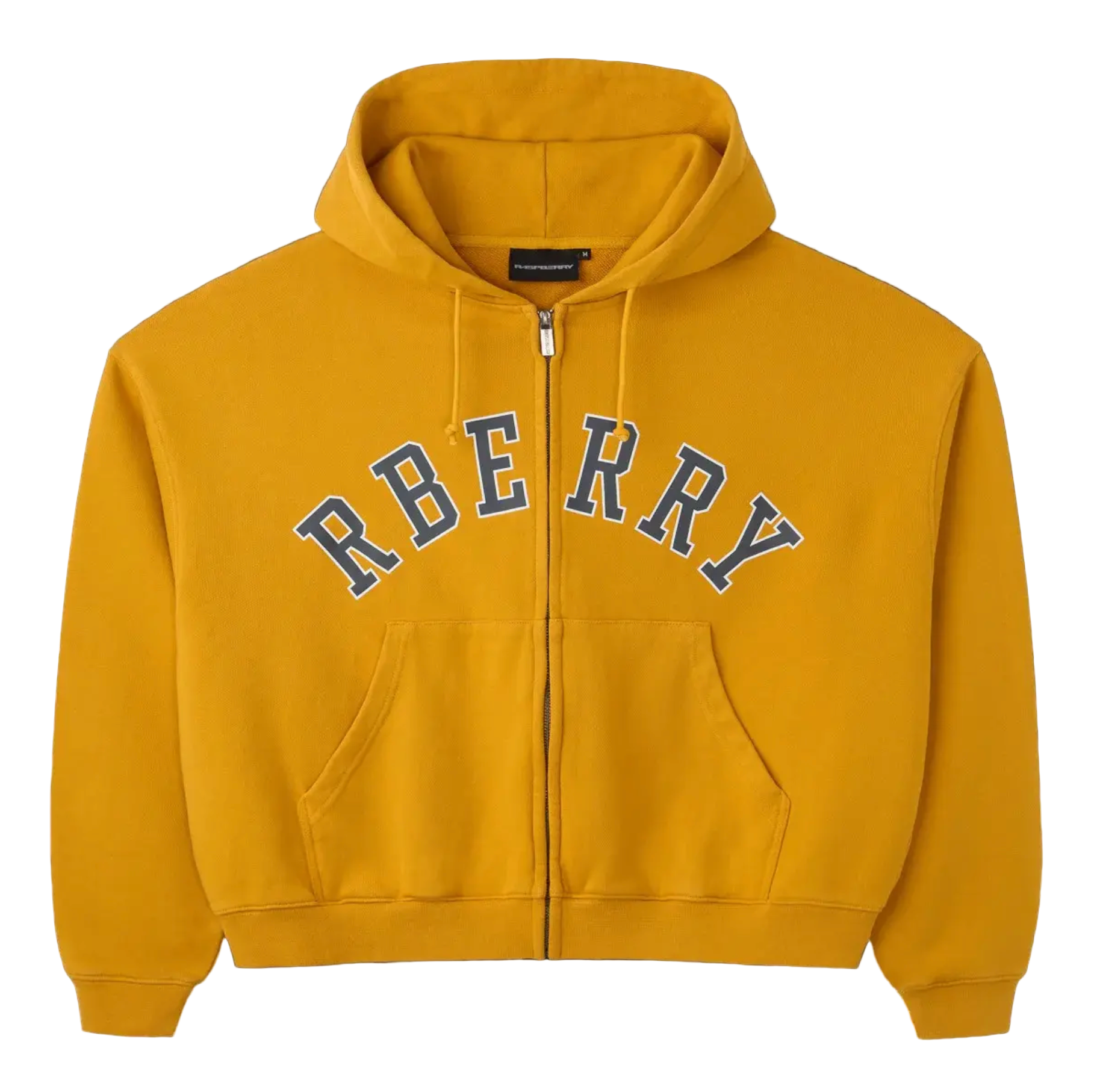 GV Gallery Mustard Zip Up Hooded Sweatshirt Raspberry Hills