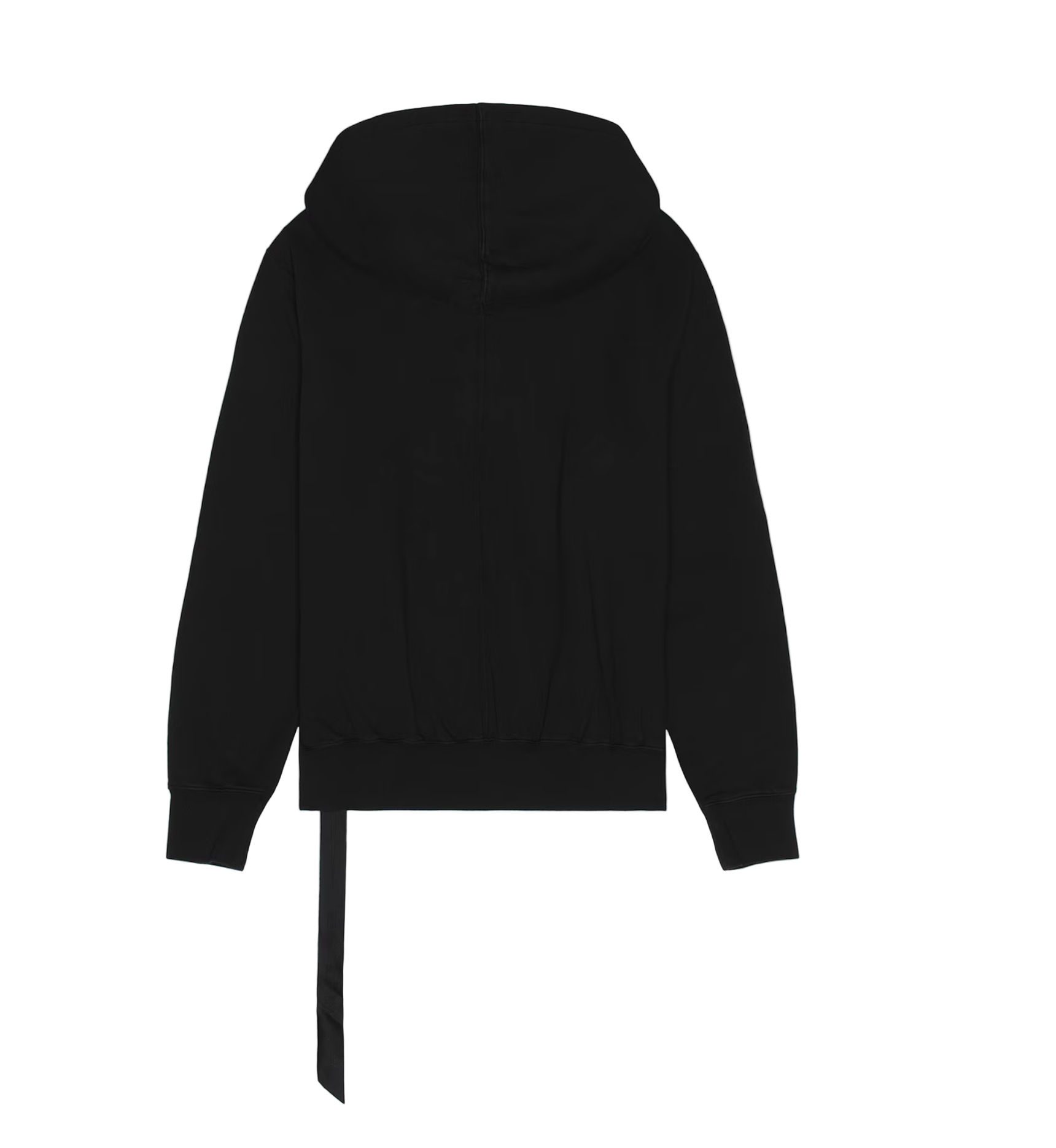 RICK OWENS DRKSHDW FW25 CONCORDIANS OVERSIZED HOODIE IN BLACK/PEARL FURKA HEAVY SWEATSHIRT
