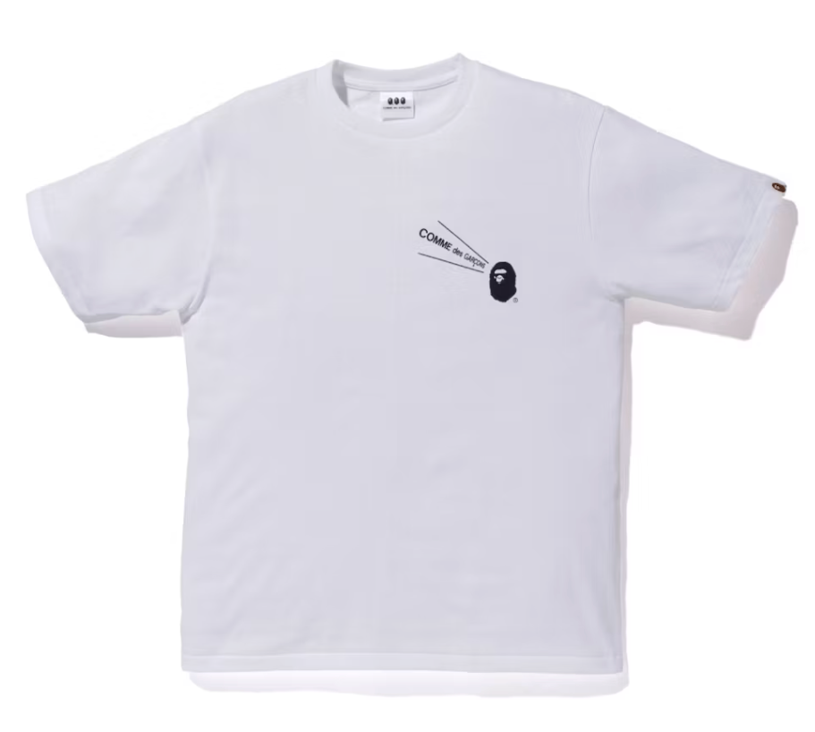 BAPE x Comme des Garcons Osaka Tee White
