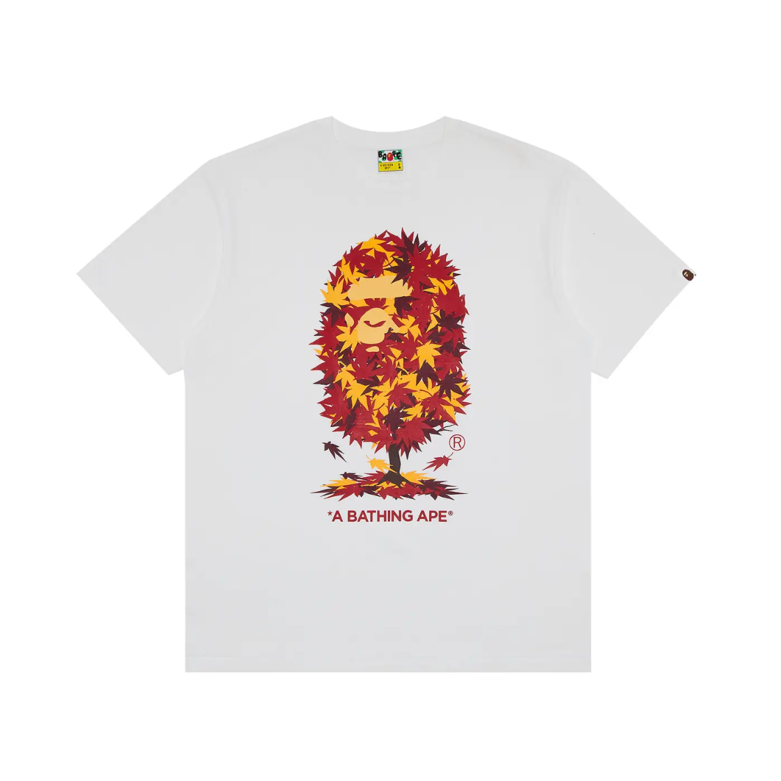 BAPE Japan Autumn Ape Head Tee In White