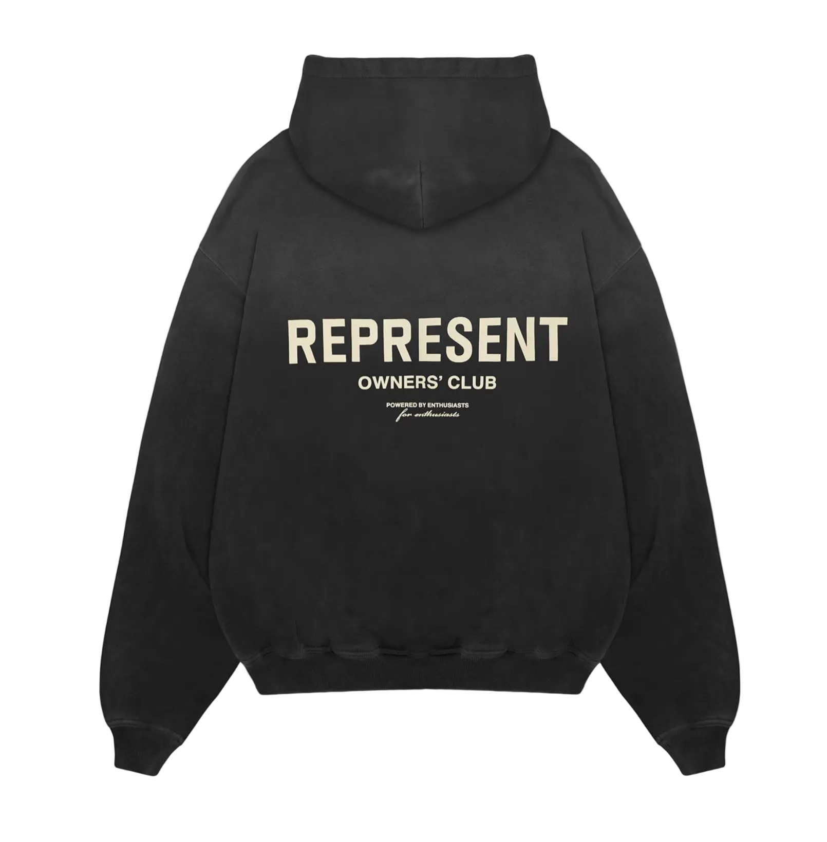 REPRESENT Owners Club Hoodie Aged Black