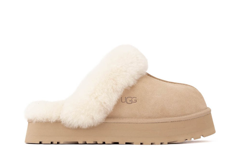 UGG Womens Disquette Slipper Light Sand