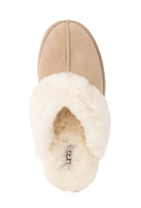 UGG Womens Disquette Slipper Light Sand