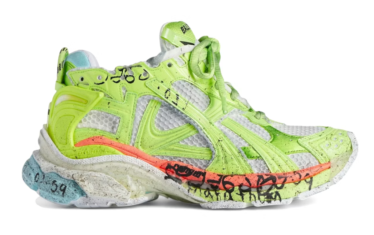 Balenciaga Runner White Flou Yellow