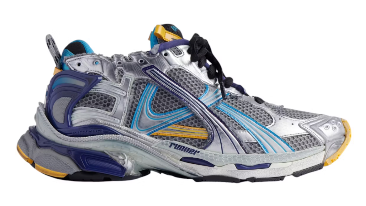 Balenciaga Runner Grey Blue Orange Aqua