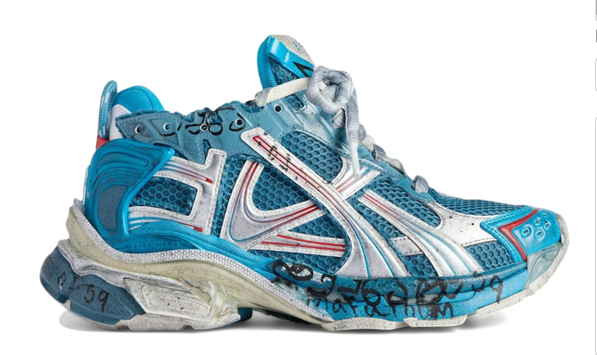 Balenciaga Runner Blue Silver White Red