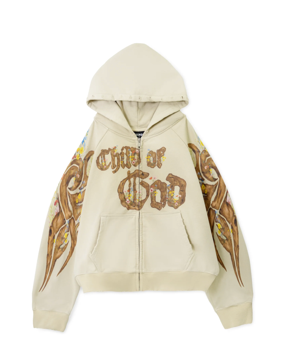 We Are Righteous "Child of God" Zip Up (Apricot)