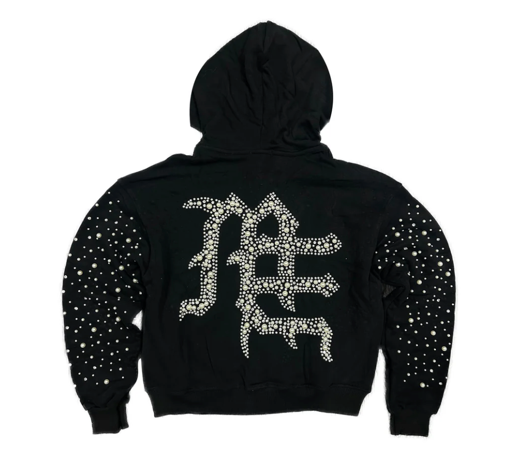 MIXED EMOTION PEARL ZIP HOODIE