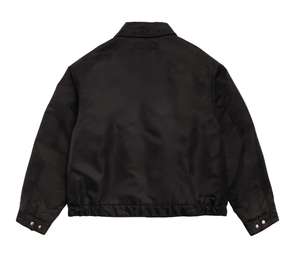 Stussy PILE LINED ZIP JACKET Black