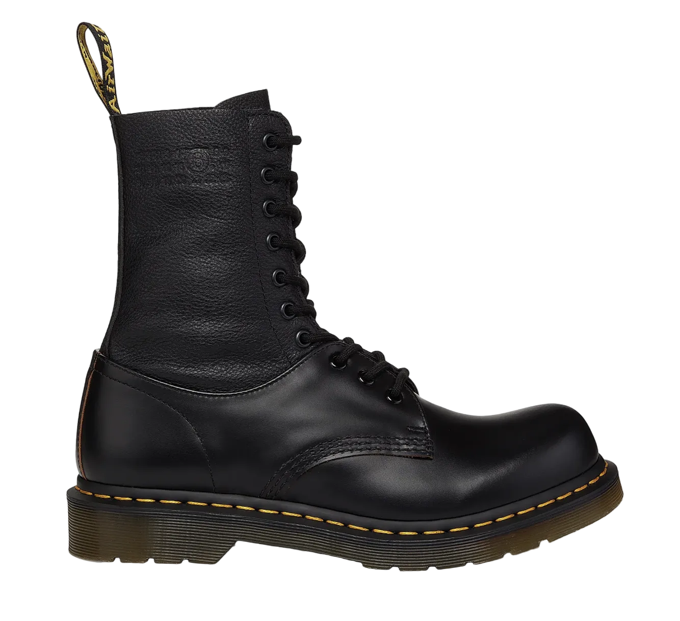 Dr. Martens x MM6 Maison Margiela Twisted 10-Eye Leather Boots