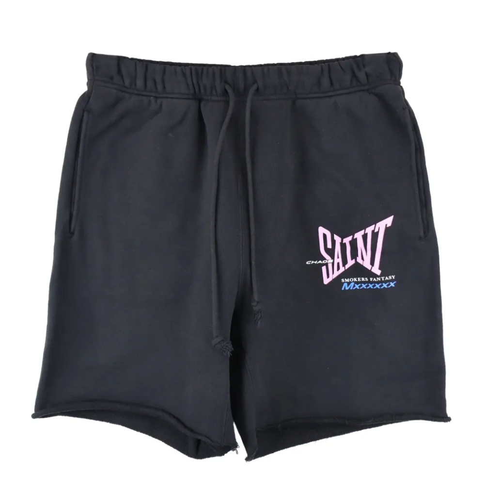 SAINT MXXXXXX cotton track shorts