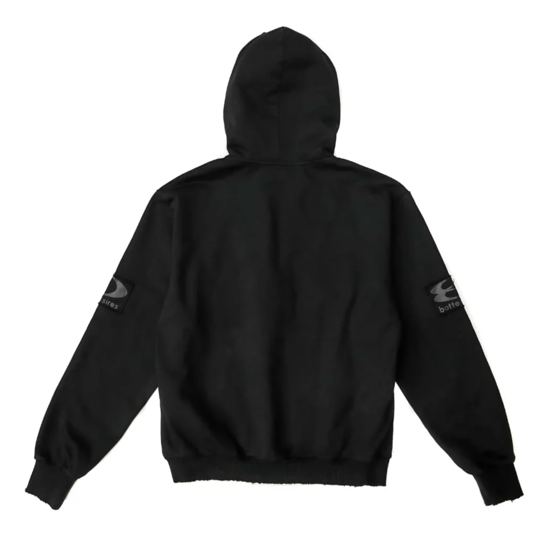 Bottega Desires Black Tech Zip Hoodie