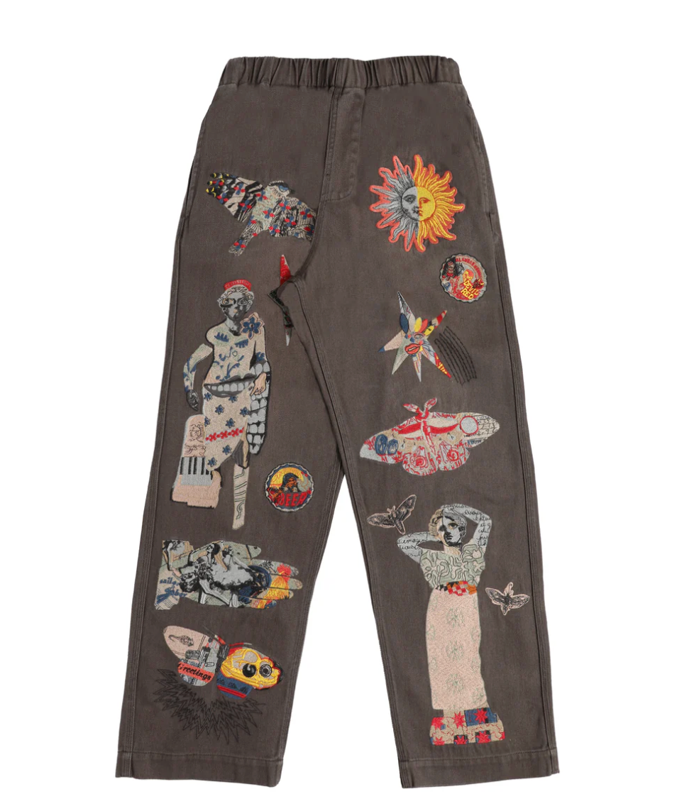 Samuel Zelig Collage Pant Dark Taupe