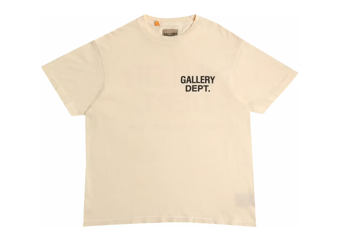 Gallery Dept. Souvenir T-Shirt Cream/Orange
