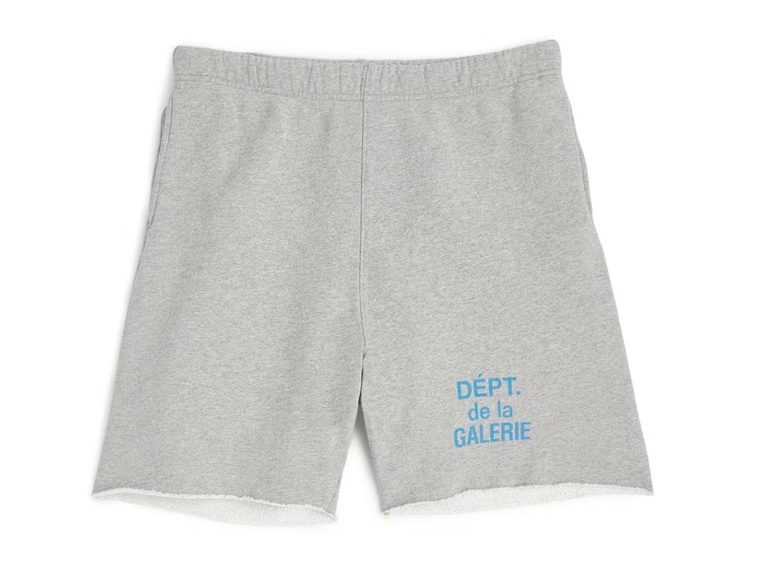 Gallery Dept. French Logo Sweat Shorts Heather Grey