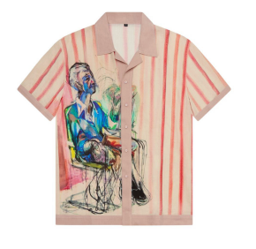 KID SUPER Technicolor Dreams Button Up Pink